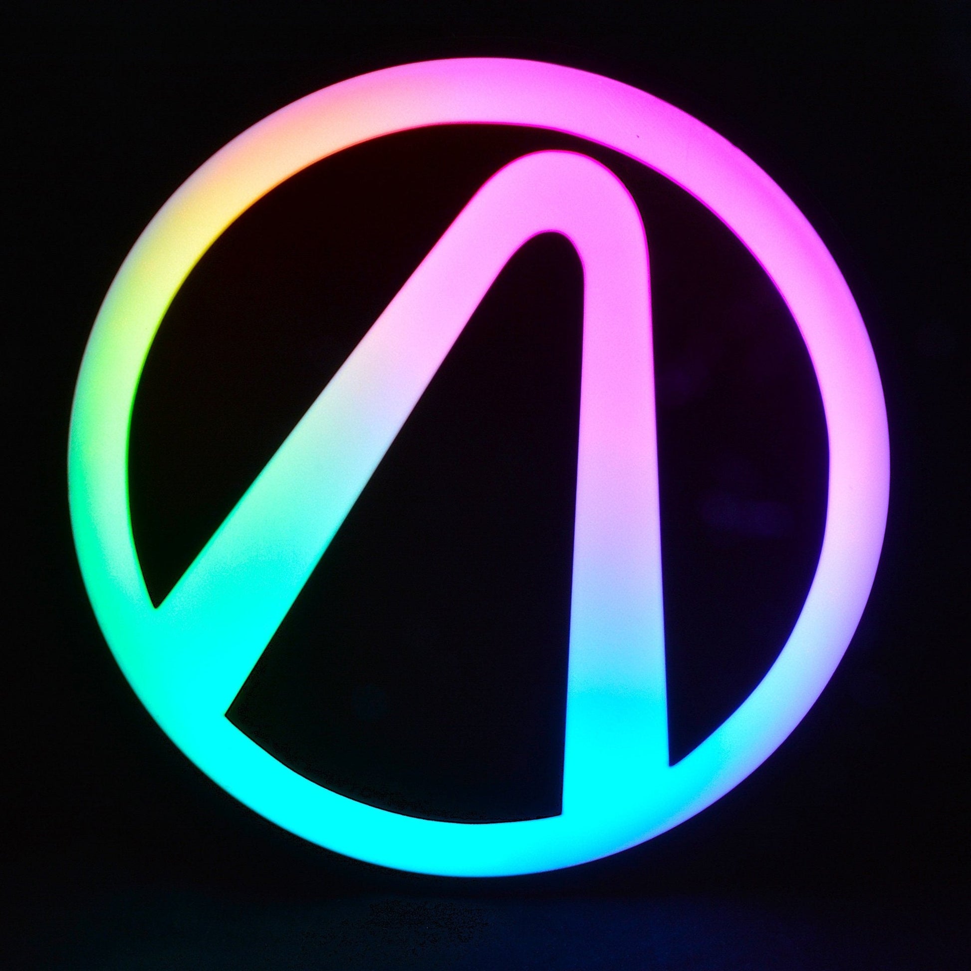 Lampe LED RGB Borderlands Symbole de l'Arche. Décoration lumineuse pour la maison, chambre, salle de jeux, bureau, setup gaming, chambre d'enfant. Connection Usb C. - Lampe LED RGB Borderlands - Symbole de l'Arche - Chroma Craft - Lampe LED