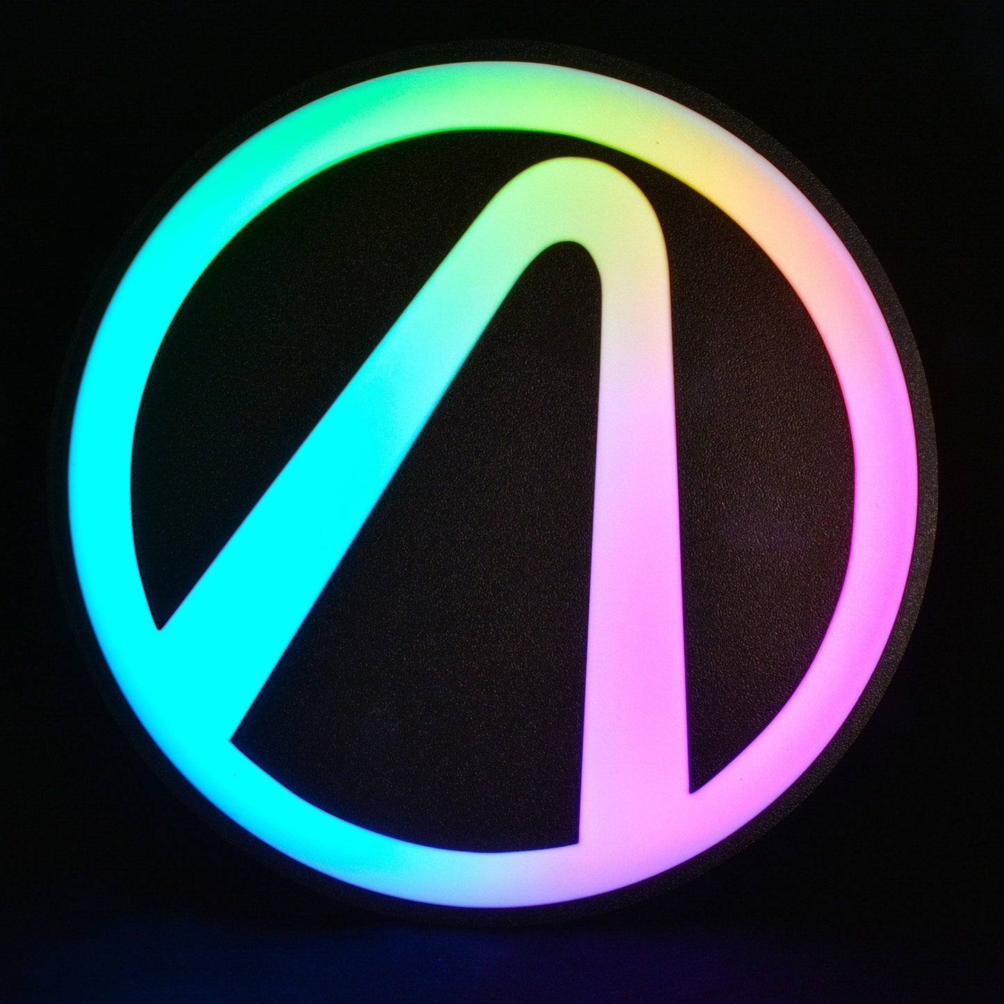 Lampe LED RGB Borderlands Symbole de l'Arche. Décoration lumineuse pour la maison, chambre, salle de jeux, bureau, setup gaming, chambre d'enfant. Connection Usb C. - Lampe LED RGB Borderlands - Symbole de l'Arche - Chroma Craft - Lampe LED