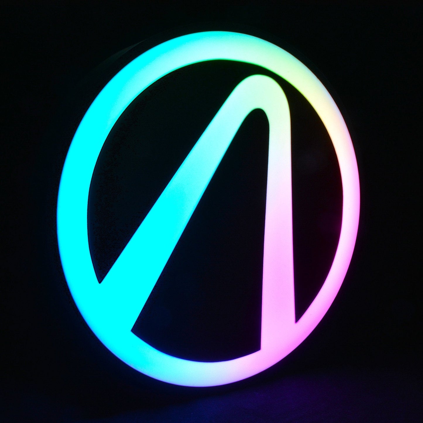 Lampe LED RGB Borderlands Symbole de l'Arche. Décoration lumineuse pour la maison, chambre, salle de jeux, bureau, setup gaming, chambre d'enfant. Connection Usb C. - Lampe LED RGB Borderlands - Symbole de l'Arche - Chroma Craft - Lampe LED