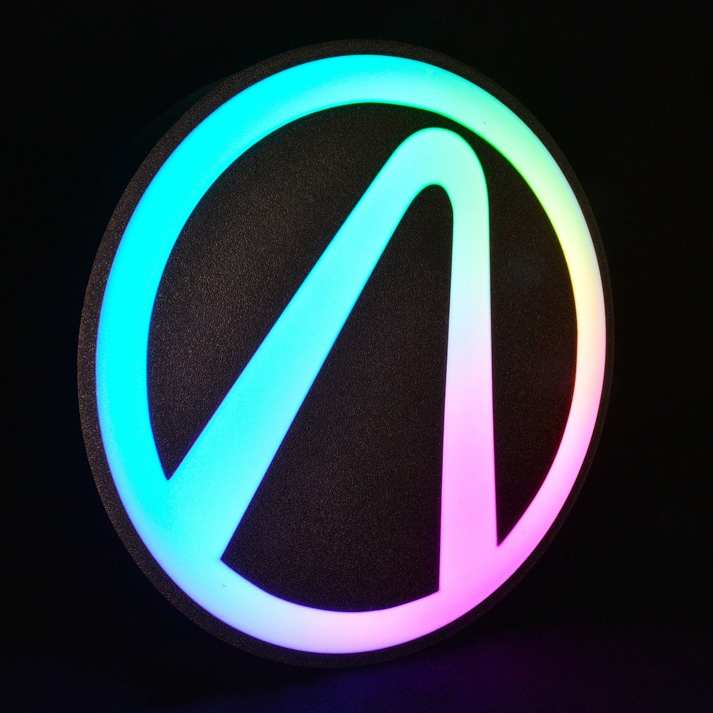 Lampe LED RGB Borderlands Symbole de l'Arche. Décoration lumineuse pour la maison, chambre, salle de jeux, bureau, setup gaming, chambre d'enfant. Connection Usb C. - Lampe LED RGB Borderlands - Symbole de l'Arche - Chroma Craft - Lampe LED