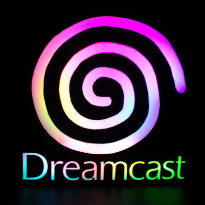 Lampe LED RGB Logo Dreamcast. Décoration lumineuse pour la maison, chambre, salle de jeux, bureau, setup gaming, chambre d'enfant. Connection Usb C. - Lampe LED RGB Dreamcast - Chroma Craft - Lampe LED